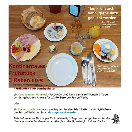 3 Raben - - Fuer Geschaeftsreisende, Urlauber, Monteure Und Handwerker, Polski Austria Gasthuis Leoben (Styria)