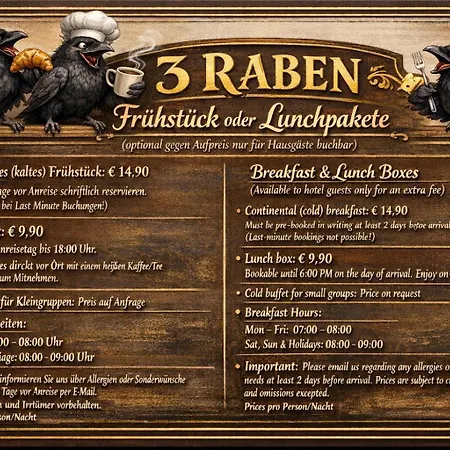 3 Raben - - Fuer Geschaeftsreisende, Urlauber, Monteure Und Handwerker, Polski Austria Vendégház 3*